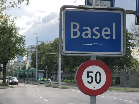 Basel, Ortsschild