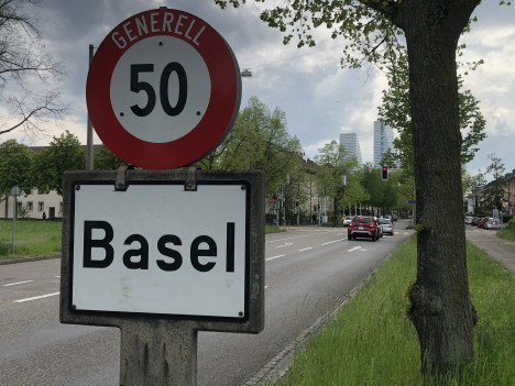Basel, Ortsschild